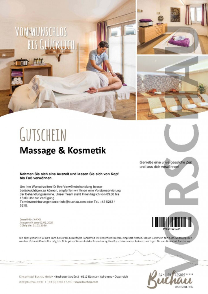 Massage & Kosmetik